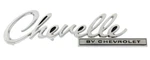 New Trim Parts Chevelle By Chevrolet Rear Deck Emblem / For 1969 4640. Fixed Price $69.99.