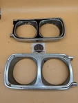 1969 Plymouth Road Runner Satellite Belvedere Gtx Front Head Light Bezels Mopar. Fixed Price $99.99.