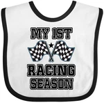 Inktastic My 1ST Racing Season Checkered Flags Bib Car Road Babys Boy. Fixed Price $14.99.