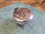 1968-1976 Triumph TR6 TR250 Spitfire Oem Flip Top Gas Cap With Extension Chrome. Fixed Price $45.00.