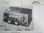 1947 Hudson DB47, ( 6MH089 ) Radio Photofact. Fixed Price $12.50.