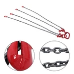 1/4" X 5' Chain Sling Legs G80 Lifting With Grab Hooks 6600 Lbs. Fixed Price $39.58.