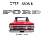 1967 1968 1969 Ford Pickup Truck Chrome Hood Letter Kit. Fixed Price $49.88.