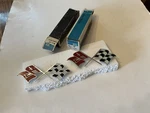 Nos 1957-1960 Pair Of Corvette Crossed-flag Fender Emblems GM#3767507. Fixed Price $89.99.