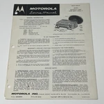 1959 Ford Motorola Radio 94MF B9FA Service Manual Schematics Part List. Fixed Price $22.36.