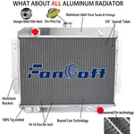 4-CORE Aluminum Radiator Fit 1971-79 Dodge D100 D200 D150 W150 W200 W300 Truck. Fixed Price $209.00.