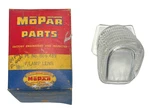 New Old Stock Park Lens For 1941 Plymouth Standard Deluxe P11 P12 Models #866489. Fixed Price $37.50.