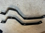 Triumph TR4A Stanpart Front Bumper Bracket Set Original. Fixed Price $73.88.