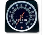 Oer 6492575 Speedometer, Black Face, Green Numbers, Orange Pointer, Chevy, Each. Fixed Price $246.99.