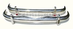 Mercedes Ponton W105 W180 W128 6 Cylinder Saloon Bumpers Kit New. Fixed Price $1460.00.