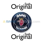 Saab Hood Emblem Badge 9000 9-3 Genuine Oem 4522884 Nos Discontinued 2000. Fixed Price $499.99.