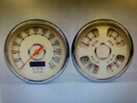 1937 1938 1939 Ford Car Truck Gauges, New Vintage Woodward Series Kilometers. Fixed Price $659.99.