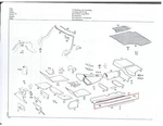 W113 230 250 280SL Mercedes Pagoda Right Inner Passenger Step / Sill Molding New. Fixed Price $245.00.