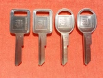4 New Gm Logo Oem "a" Ignition "b" Door Trunk Key Blanks 320588 - 320589. Fixed Price $19.97.
