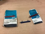 Nos 1961 Corvette Lh Rh Red Blue Front Fender Ornaments 3779674 3779673. Fixed Price $49.99.