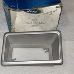 Nos Ford Maverick & Comet Left Hand Marker Lamp Bezel D6DZ-15A440-C.. Fixed Price $50.00.