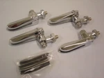 1930 - 1935 Ford Open Car Chrome Wind Wing Brackets With Pads Model 40. Fixed Price $1205.35.