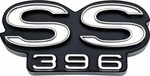 Grille Emblem "ss 396" Amd Fits 1969 Chevrolet Malibu K-3942781. Fixed Price $117.84.