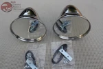 Gt Talbot Shelby British Style Fender Door Mounted Race Racing Mirrors Chrome. Fixed Price $138.62.