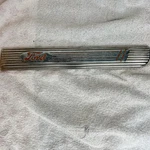 Oem 1960S Ford Aluminum Door Sill Scuff Plate Script Emblem Galaxie. Fixed Price $15.00.