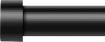 Window Curtain 36"-88" Adjustable 1" Heavy Duty Black Steel Rods W/ End Caps. Fixed Price $17.00.