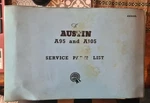 Austin Westminster A95 & A105 - Bmc Service Parts List Mechanical Body AKD1080. Fixed Price $144.87.
