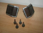 Dodge Imperial Monaco Fury Body Mopar Inner Front Door Handles Wood Grain Oem. Fixed Price $13.99.
