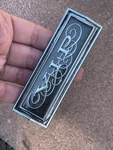 1966 Mopar Chrysler Valiant Vip Emblem Script Trunk Badge 2582190 2579599. Fixed Price $34.99.