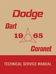 1965 Dodge Dart / Coronet Shop Manual. Fixed Price $41.87.