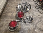 Vintage Unity M10000 Post Mount Emergency Spotlight Lot. Fixed Price $79.99.