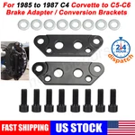 Upgrade For 85-87 C4 Corvette Brakes C5/C6 Adapter Big Conversion. Fixed Price $131.99.
