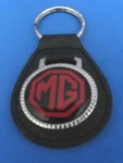 Mga Mgb Midget Red Auto Leather Ring Fob #041. Fixed Price $17.99.
