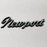 Oem Mopar Script Fender Emblem 2605362 1966-1967 Chrysler Newport. Fixed Price $24.99.