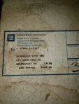 Nos Gm 5963710 Rh Taillight Housing For 71-73 Pontiac Safari. Fixed Price $175.00.