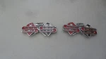 Nos 1961 Chevy Impala Ss Rear Quarter Panel Emblem Pair Oem Rough 02DB2 Il. Fixed Price $800.00.