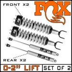 Fox Performance 2.0 Coilover Front Rear Shocks Set Fits 21-26 Ram 1500 0-2" Lift. Fixed Price $1475.95.