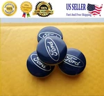 Set Of Ford Blue Wheel Center Caps, Hub 54MM, 6M211003AA. Fixed Price $26.83.