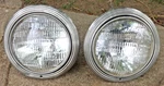 1941 Ford Headlight Assemblies Original Pair Buckets Rings '42-47 Truck Mercury. Fixed Price $295.00.