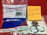 Nos Oem Acdelco 15-2292 Gm 2724319 Lip Seal Kit One Per Order. Fixed Price $12.99.
