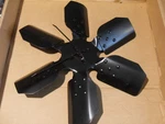 Derale 17417 17" Rigid Race Steel Reverse Rotation Fan Black Hub Nos. Fixed Price $70.00.