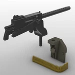 1/12 Scale Battleground M1919A4 Mg And M48 Dash Mount For Rochobby Jeep. Fixed Price $12.00.
