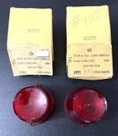1963 Ford Fairlane Except 500 Stop & Tail Lens Pair Nors Glo-brite C3OZ-13450A. Fixed Price $29.99.