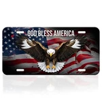 American-eagle-flag License Plate Decorative Car Front 4 Hole. Fixed Price $13.50.