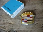 Nos Genuine Gm 80-96 Cadillac Gold Chrome Trunk Lock Crest Ornament Emblem Cover. Fixed Price $294.99.