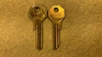 Key Blank For Chrysler Dodge Plymouth Desoto Ignition Doors 1943-48 Y128 X1199B. Fixed Price $9.95.