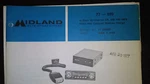Midland 77-899 Cb Mobile Radio Service Manual Original Factory Repair Book. Fixed Price $35.00.
