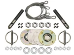 1969 Fairlane Hood Pin Kit Torino Ranchero Mustang Cougar Mercury New. Fixed Price $84.90.