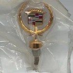 Cadillac Gold Hood Ornament Crest Emblem Rigid Mount Vintage New. Fixed Price $42.75.