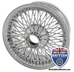 Jaguar Xke E-type S2 15"X 72 Spoke Chrome Tubeless Wire Wheels Etype Dunlop. Fixed Price $2399.99.