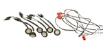 Six 3/4" Maxxima Amber Led Clearance Marker Light Trailer 24" Wire Harness. Fixed Price $57.23.